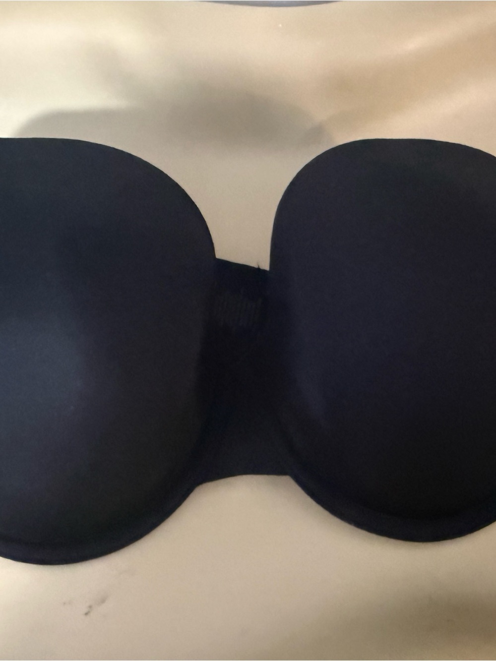 Panache Strapless Black Seamless T-Shirt Bra - worn once